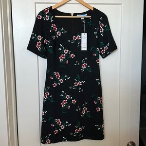 Draper James | floral vneck dress, size 2